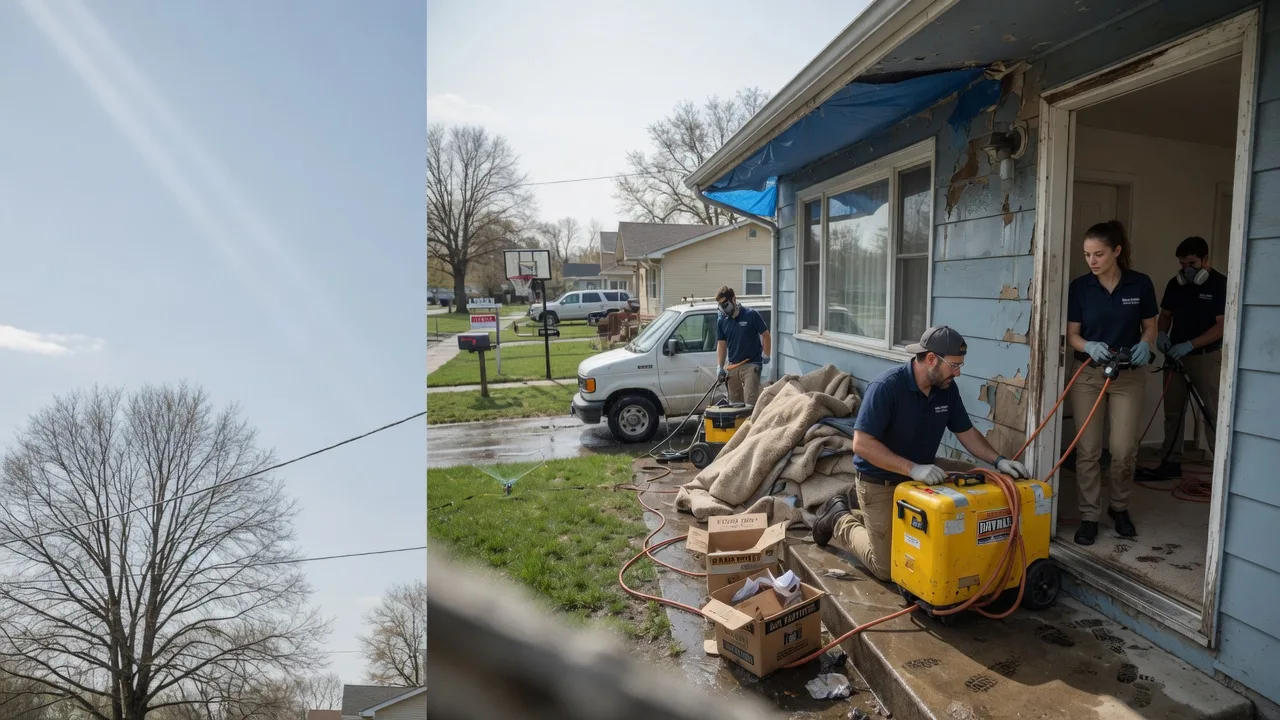 Basement Flood Cleanup in Houstonia, MO near me